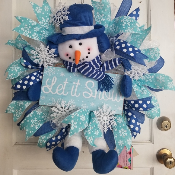 New Handmade Christmas Holiday Wreath - Picture 1 of 2